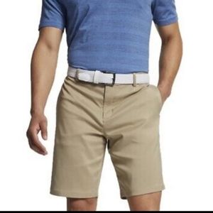 NIKE GOLF Dri-fit tan golf shorts